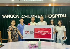 Donation of Oxygen Concentrators to Hospitals in Yangon
