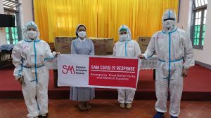 Donation of Emergency Food Packs and Medical Supplies to 1,171 individuals in 13 Homes from 4-7 August 2021