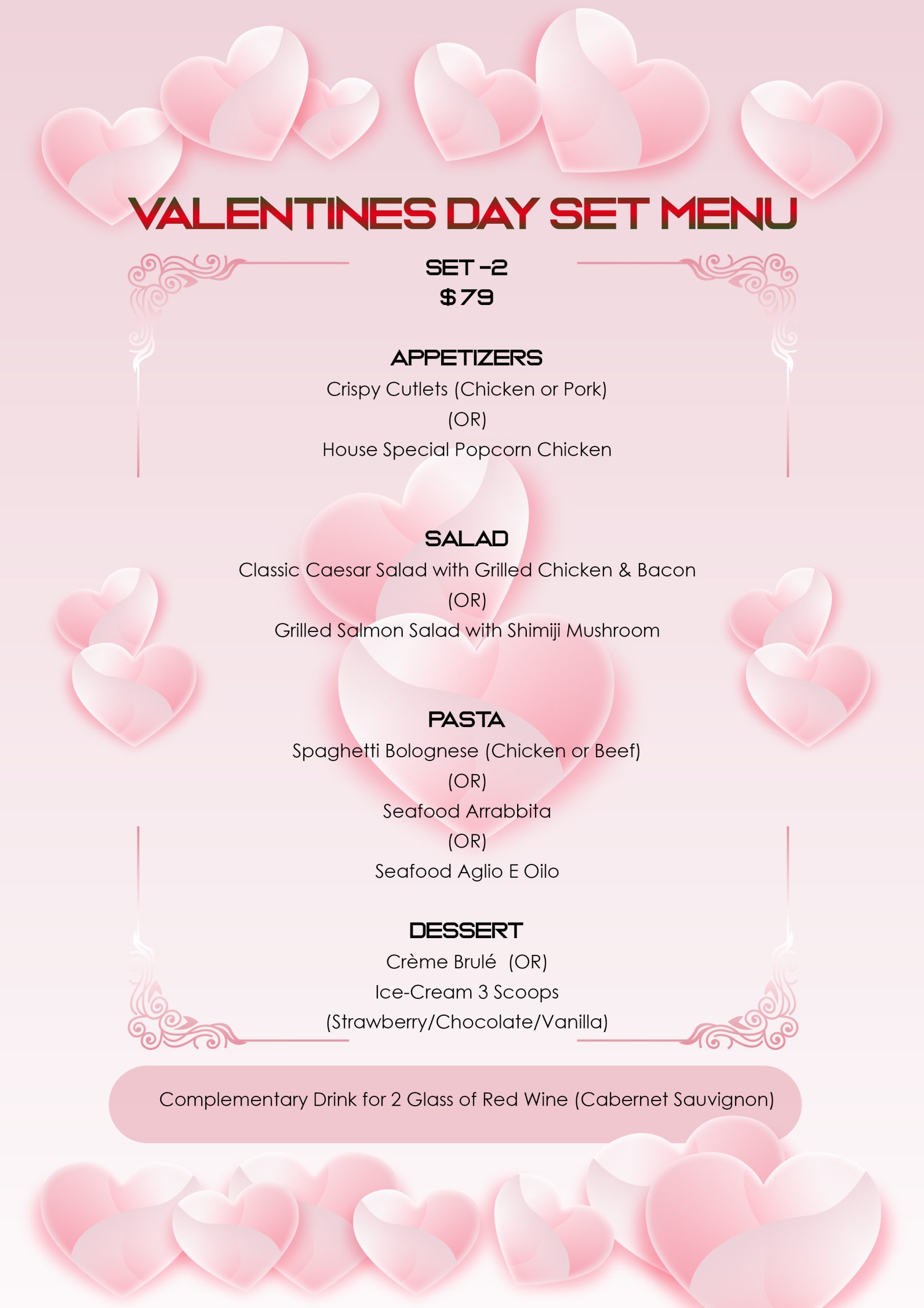 Breeze VDay Menu Set II