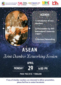 Joint Chamber Networking Session with ASEAN Chamber