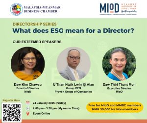 Panel Discussion: “Directorship Series: What does ESG mean for a Director?”