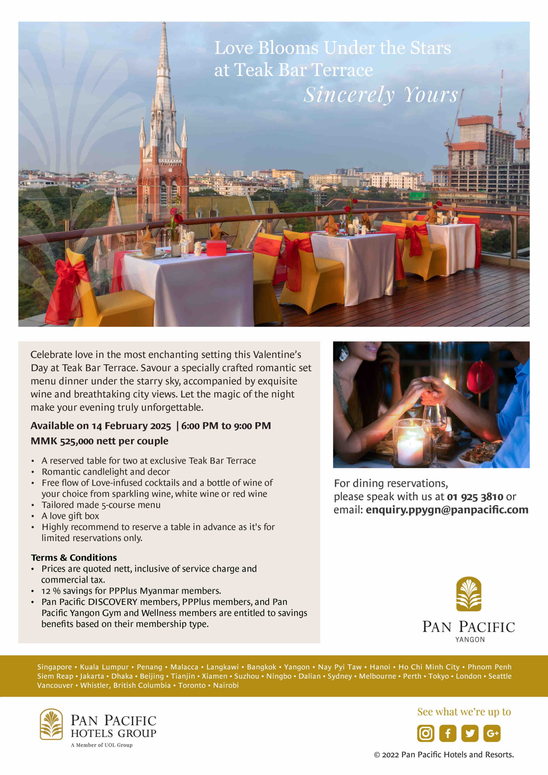 Love Bloom Under the Stars at Teak Bar Terrace