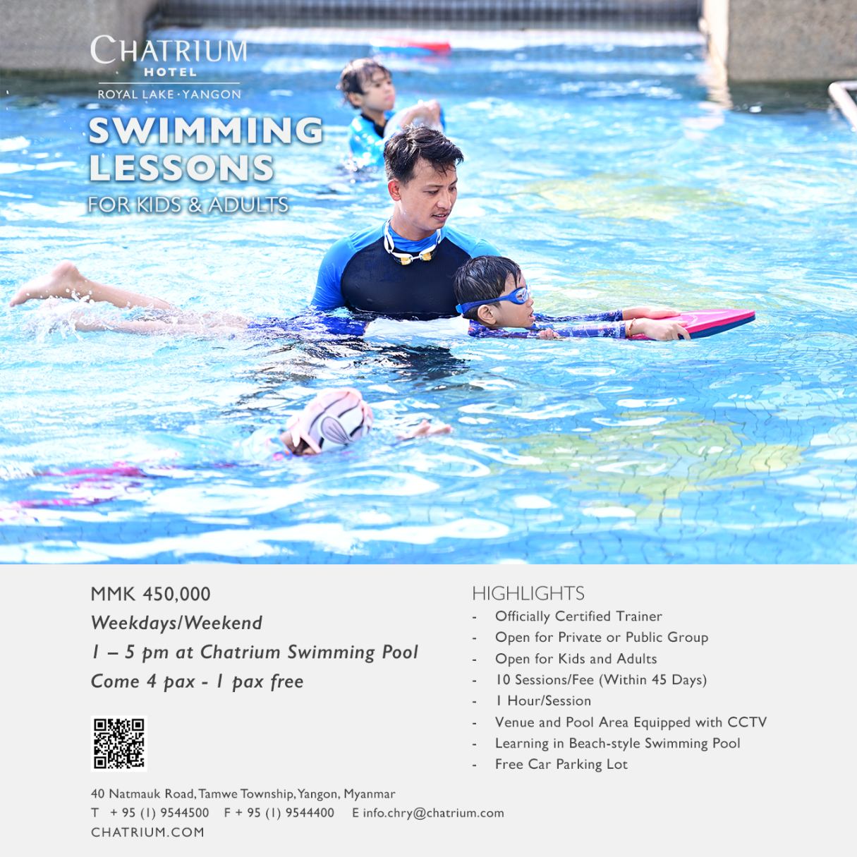 Swimming Class Flyer