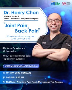 Change of Event – Health Talk with Dr. Henry Chan